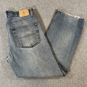 U.S.‎ Polo Assn Distressed Jeans Mens 34x30 Light Wash Straight Denim Pants